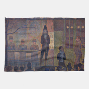 Georges Seurat - Zirkusplakat Geschirrtuch