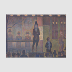 Georges Seurat - Zirkusplakat Seidenpapier
