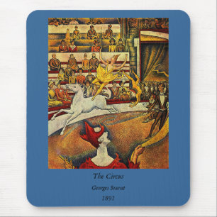 Georges Seurats Der Zirkus (1891) - Clown & Reiter Mousepad