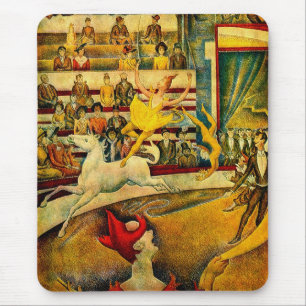 Georges Seurats Der Zirkus (1891) Mousepad