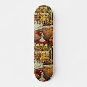 Georges Seurats Der Zirkus (1891) Skateboard
