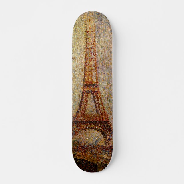 Georges Seurats Gemälde: Der Eiffelturm (1889) Skateboard (Vorne)