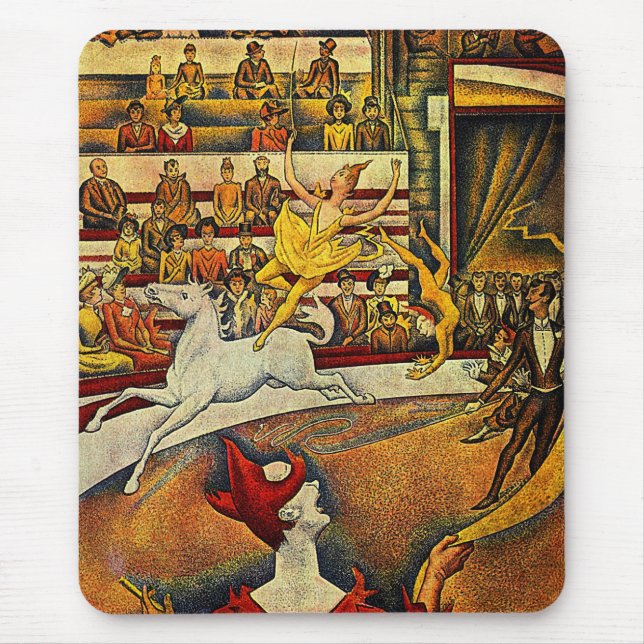 Georges Seurat's The Circus (1891) Mousepad (Vorne)