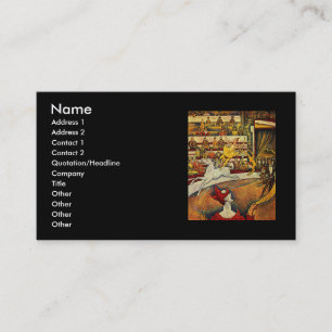 Georges Seurat's The Circus (1891) Visitenkarte