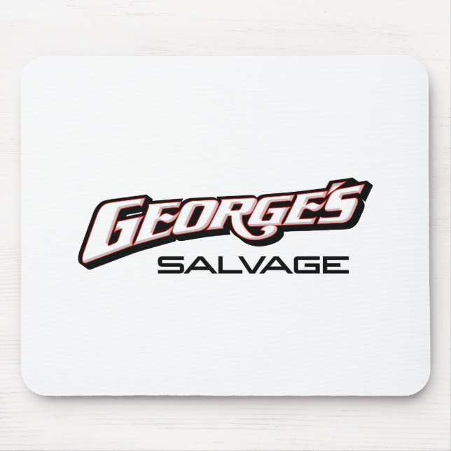 Georges Wiedergewinnungs-Logo 8-2-11 Mousepad (Vorne)