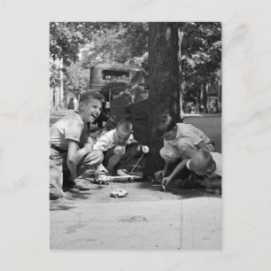 Georgetown Boys, 30er Postkarte