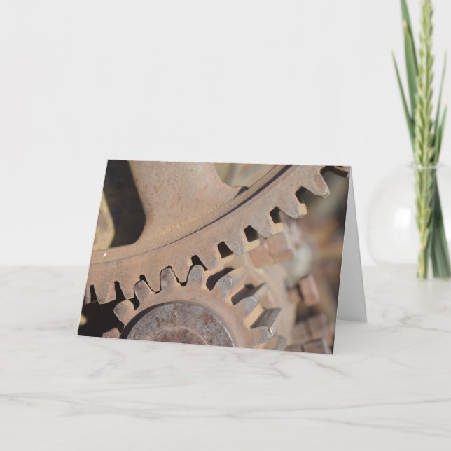 Georgetown Gears Note Card Dankeskarte (Vorderseite)