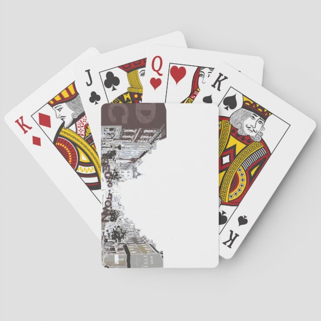 GEORGETOWN IN WASHINGTON, DC SPIELKARTEN (Rückseite)