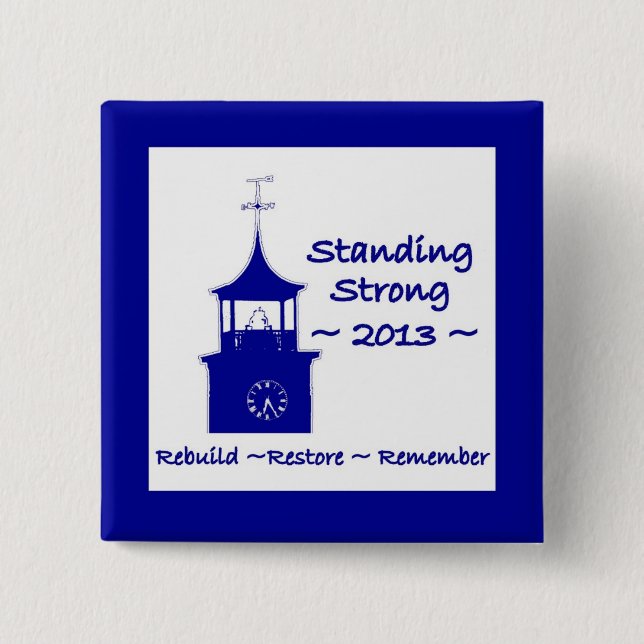 Georgetown Sc-Feuer-GedenkButton-Knopf Button (Vorderseite)