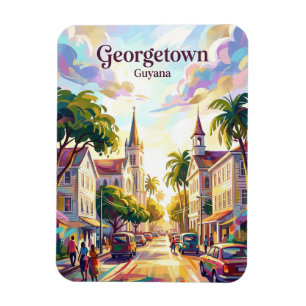 Georgetown Stadt Guyana Magnet
