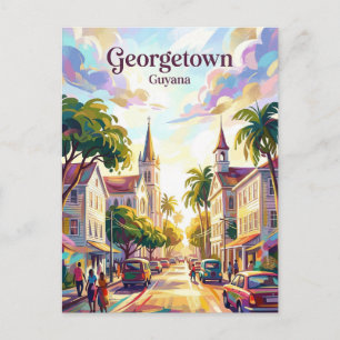 Georgetown Stadt Guyana Postkarte