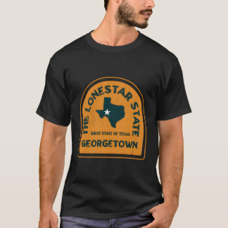Georgetown Texas Style Tx Staat Abzeichen T-Shirt