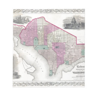 Georgetown und Washington DC Notizblock