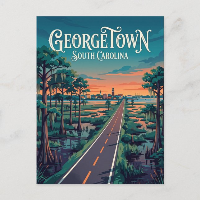 Georgetown USA Postkarte (Vorderseite)