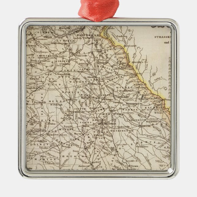 Georgia 11 ornament aus metall (Vorne)