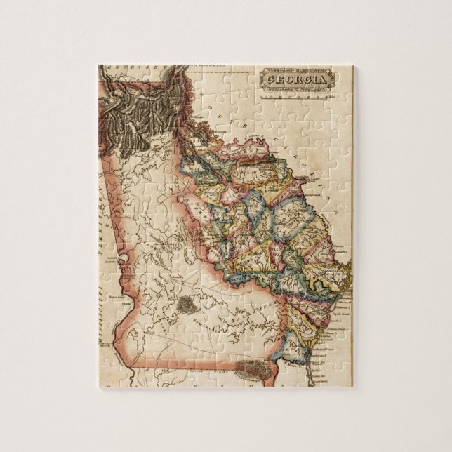 Georgia 1817 puzzle (Vertikal)