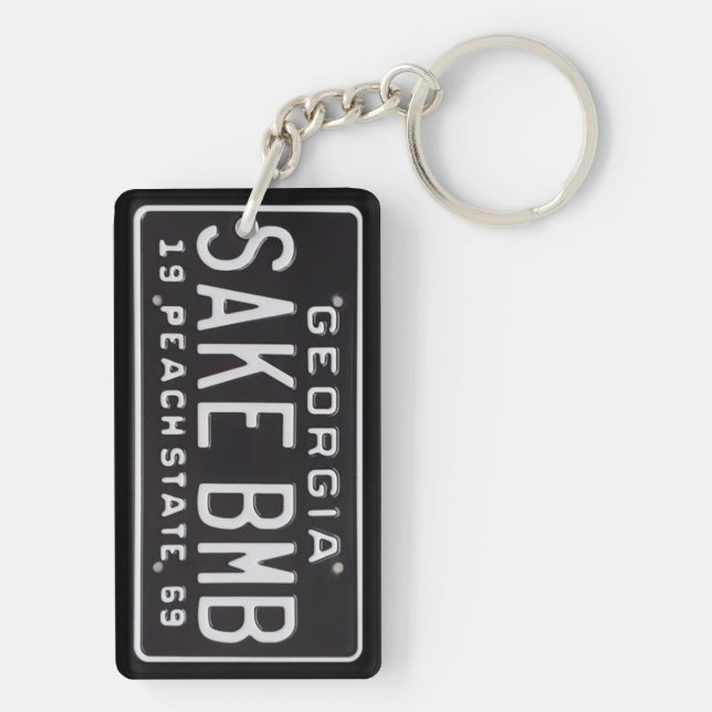 Georgia 1969 Vintager Schlüsselanhänger (Rückseite)