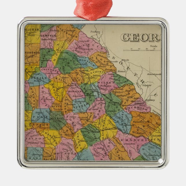 Georgia 4 silbernes ornament (Vorne)