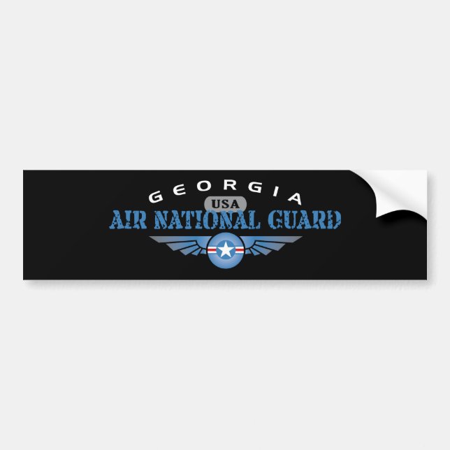 Georgia Air National Guard Autoaufkleber (Vorne)