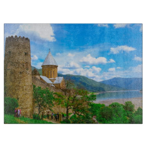 Georgia Ananuri Castle Architecture Schneidebrett