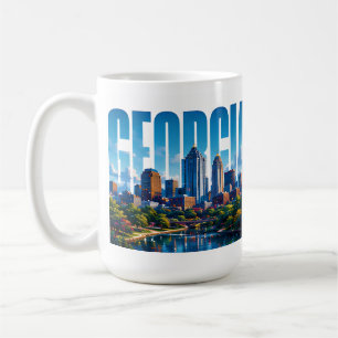 Georgia Atlanta Skyline Südliche Stadt Abenteuer Kaffeetasse
