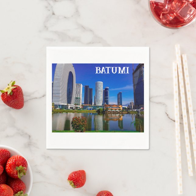 Georgia Batumi Architektur Landschaft Serviette (Beispiel)