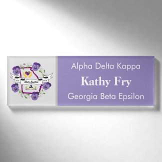 Georgia Beta Epsilon Nametag Template Name Tag Namenschild