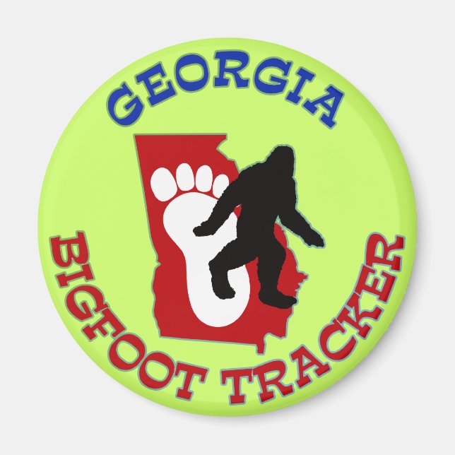 Georgia Bigfoot Tracker Magnet (Vorne)