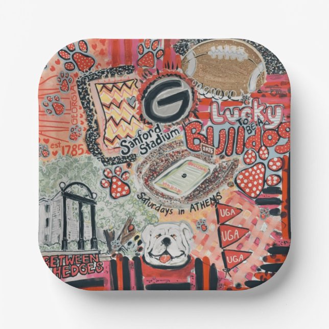 Georgia Bound Pappteller (Vorderseite)