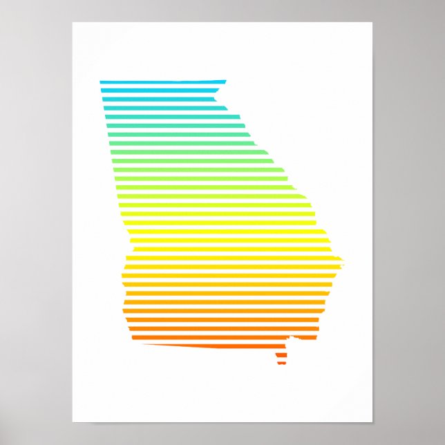 Georgia chill fade poster (Vorne)