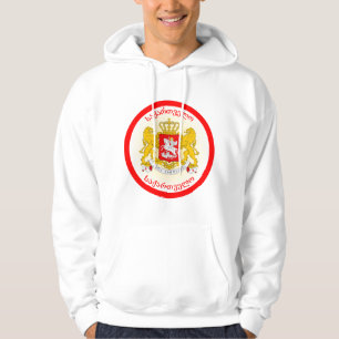 Georgia Coat of Arms Circle Shape Hoodie