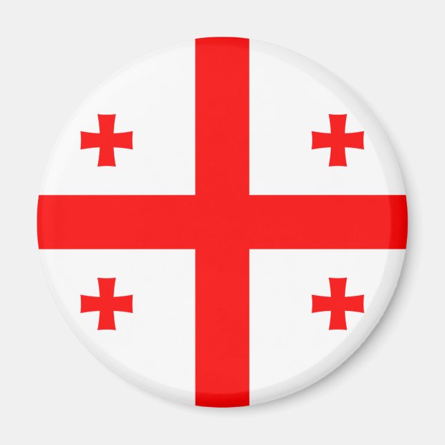 Georgia Flag Magnet (Vorne)