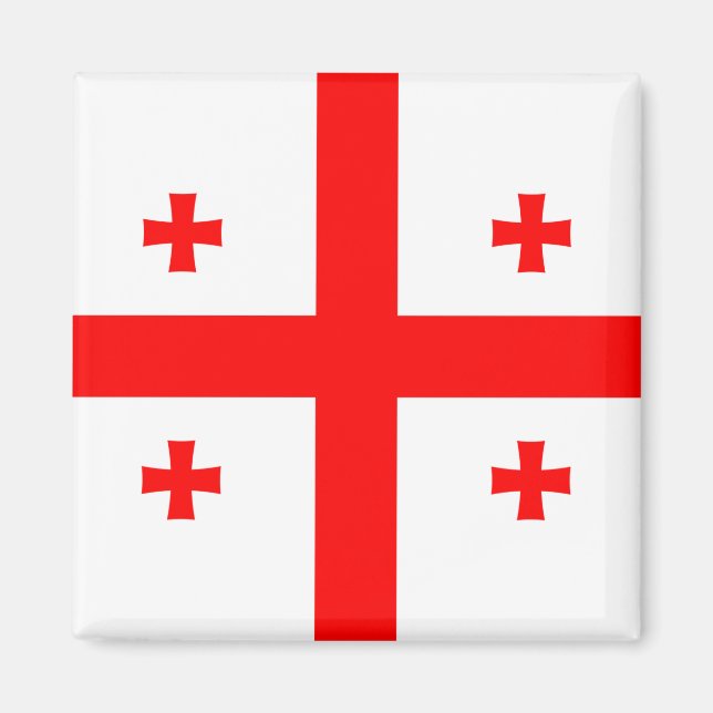Georgia Flag Magnet (Vorne)