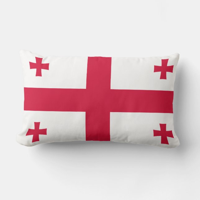 Georgia-Flagge Lendenkissen (Vorderseite)