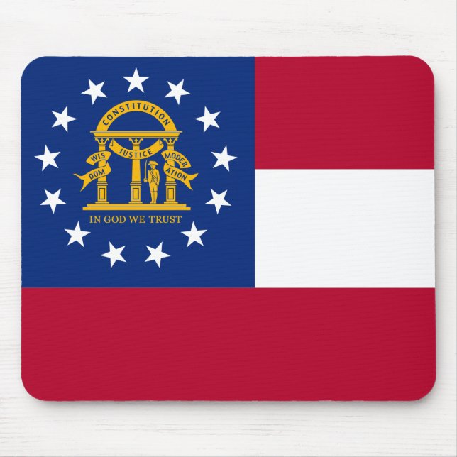 Georgia-Flagge-Mauspad Mousepad (Vorne)