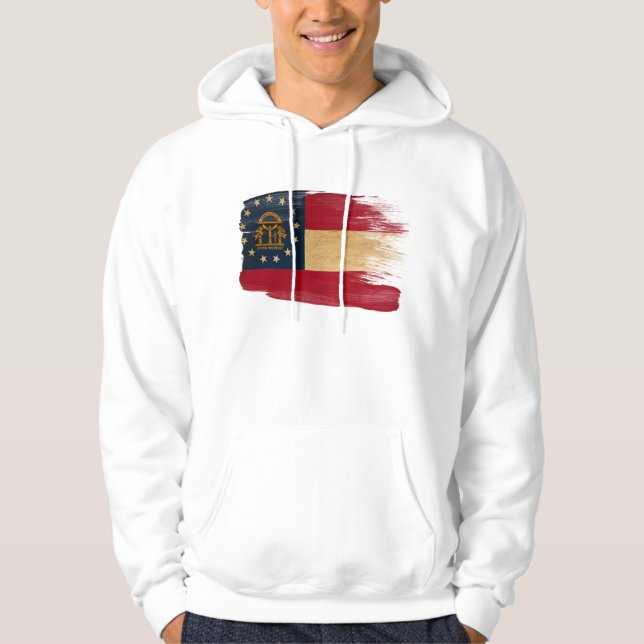 Georgia-FlaggeHoodie Hoodie (Vorderseite)