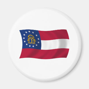 Georgia-Flaggenmagnet Magnet