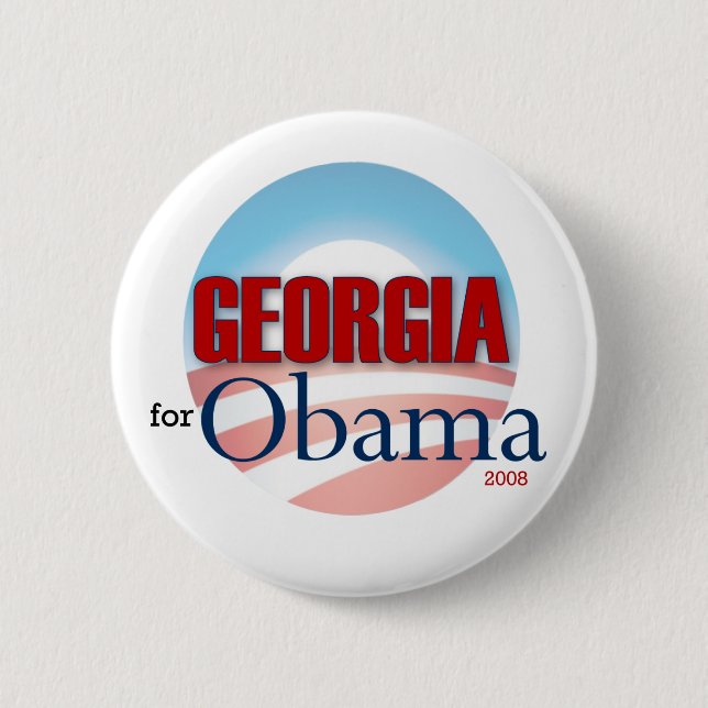 Georgia für Obama Button (Vorderseite)