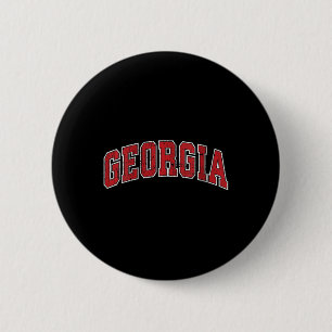 Georgia Ga Vintag Athletic Sports Design R Button