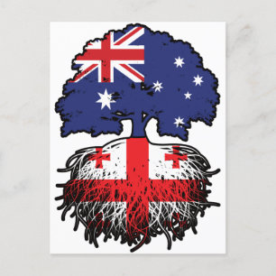 Georgia Georgian Australian Australia Tree Roots Postkarte