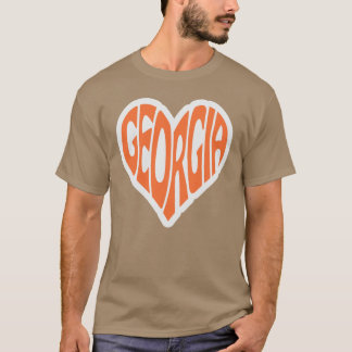 Georgia Herzgrafik T-Shirt