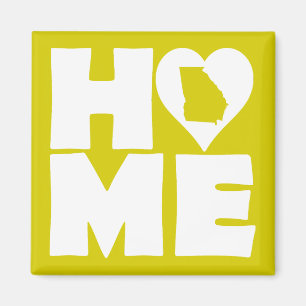 Georgia Home Herz Staat Kühlschrankmagnet Magnet