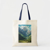 Georgia Illustration Travel Art Vintag