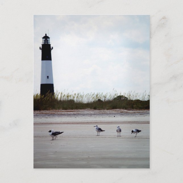 Georgia Lighthouse Postcard Postkarte (Vorderseite)