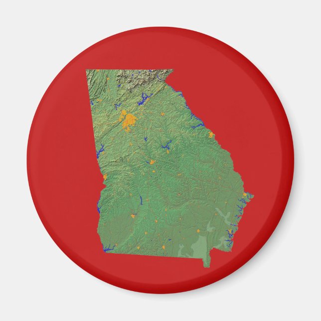 Georgia Map Magnet (Vorne)
