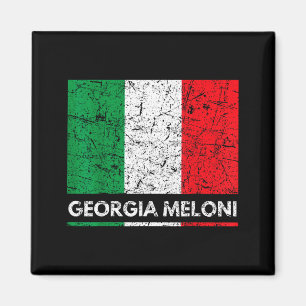 Georgia Meloni italienische Heldin Italienflagge Magnet