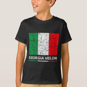 Georgia Meloni italienische Heldin Italienflagge T-Shirt