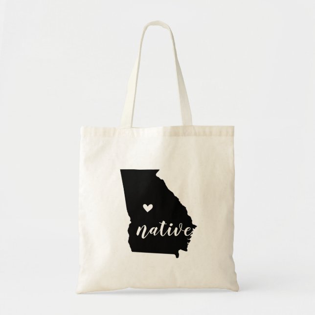 Georgia National Staat Tote Bag Tragetasche (Vorne)