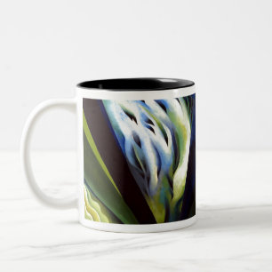 Georgia O Keeffe Blue und Green Music Zweifarbige Tasse