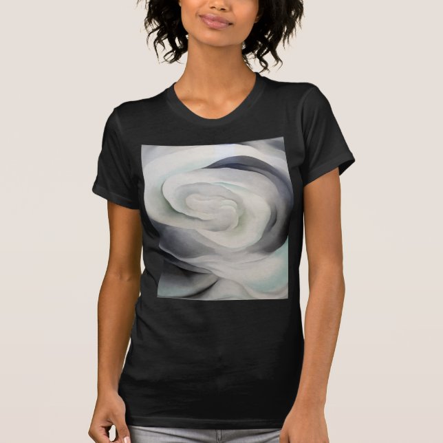 Georgia O'Keeffe Art-Blumen-T-Shirt T-Shirt (Vorderseite)